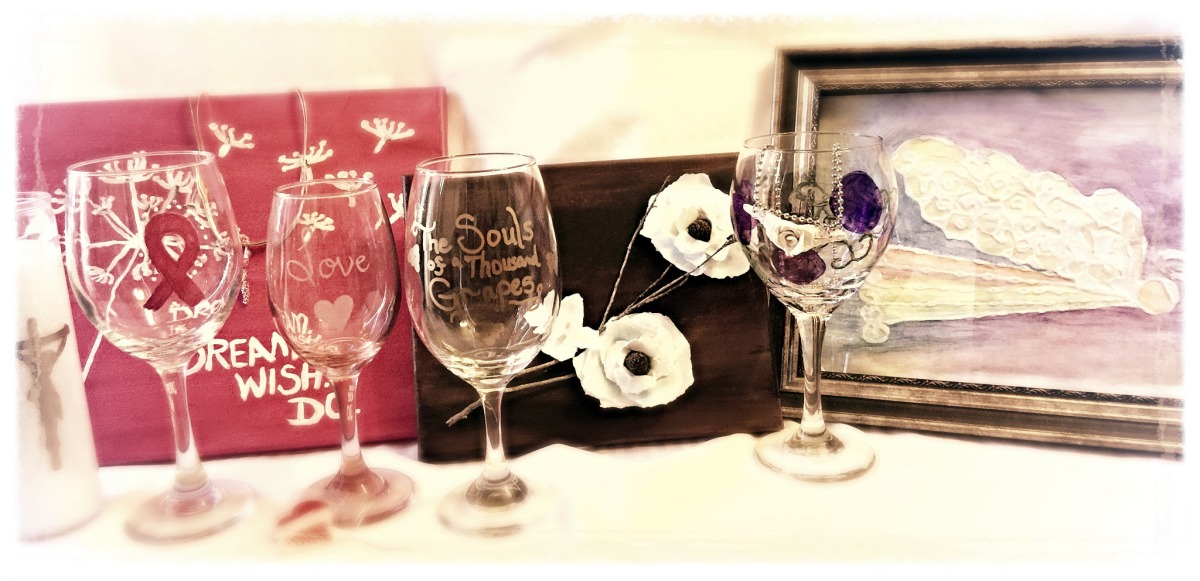 The Underachiever's Guide to Perfect Holidays DIY Gifts to Make. Check out Wine Glasses for Free.